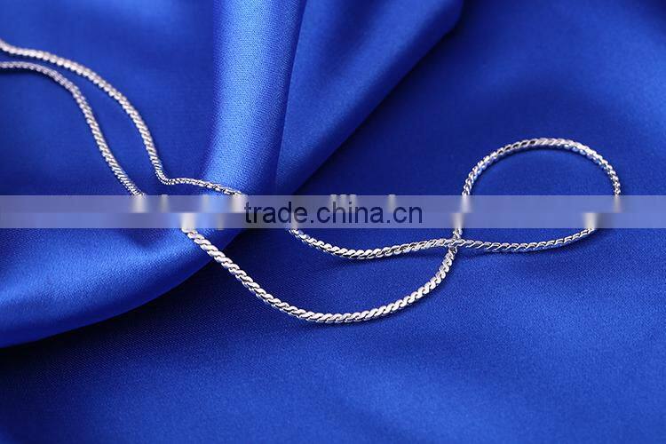 Cheap Price Fashion Rhodium Plated Jewellery Designs Necklace Wholesale