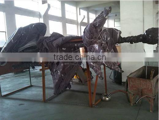 large modern stainless steel metal abatract art outdoor Sculpture