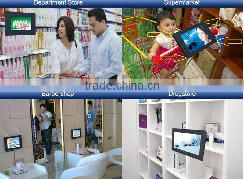 18.5~65 inch magic mirror advertising display floating display lg lcd monitor led wall panel