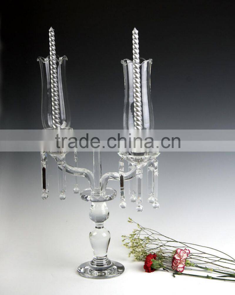 clear acrylic candle holder for decoration