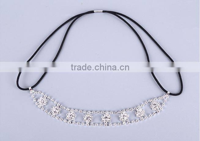 Lasted Designs Fancy Clean crown Crystal Headbands For Wedding Bridal Hair Accessories