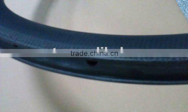 Top selling 20inch BMX bike wheels 38mm clincher carbon bicycle rims