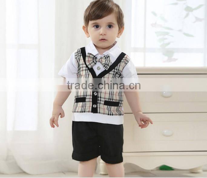 Handsome Boy Collections Children Clothing Sets Three Piece Summer Clothes Sets