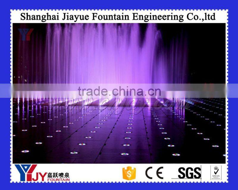 Project large scale music dancing floor fountain in big square