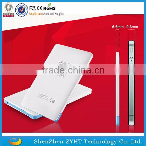Power banks Alibaba online shopping card shape power bank