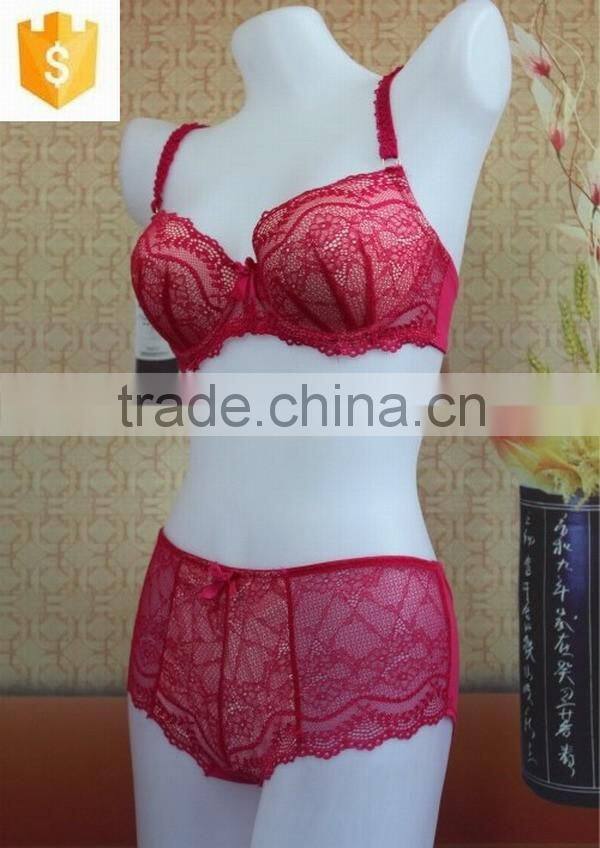 2016 New Designed Lace woman bra set underwear