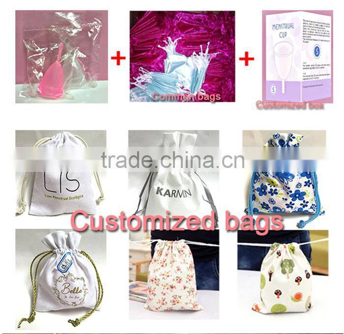 2016 women monthly cup Silicone menstrual cup lady menstruation cup