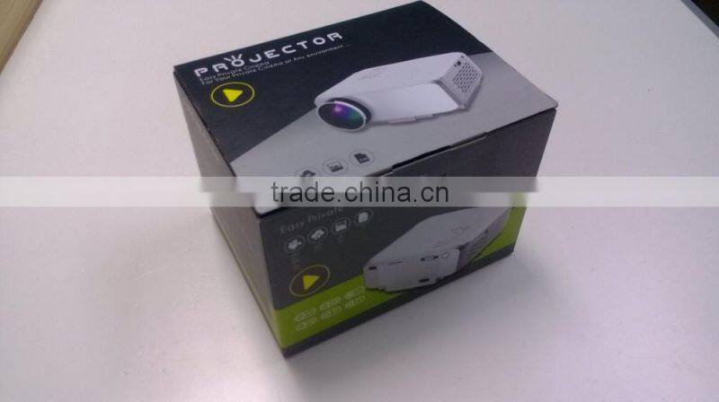 High Quality Smart Mini Projector GP9S 800 Lumens High Brighness 72inch BIg Size Display HDMI