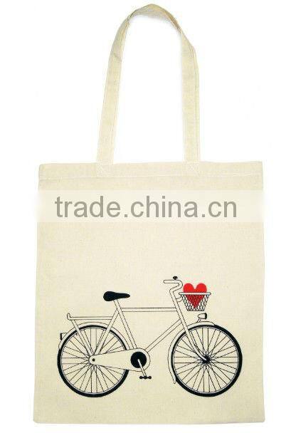 2016 custom printed canvas shoulder tote bag wholesale