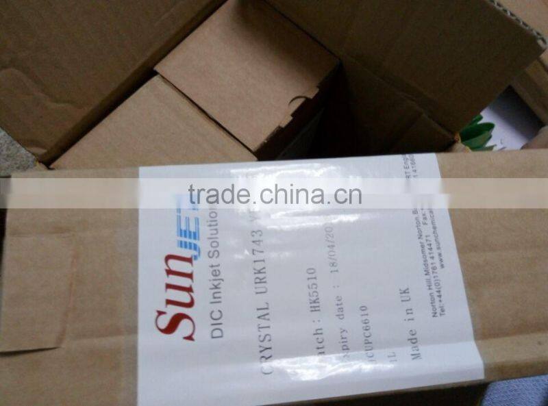 Sunjet uv ink for konica head uv flatbed printer