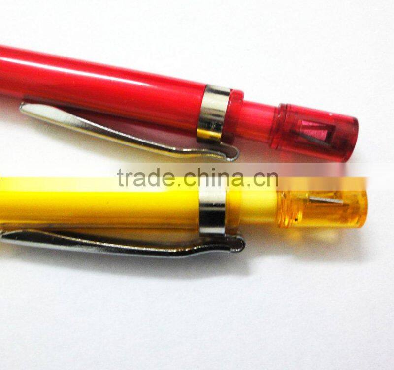 2mm lead metal mechanical pencil with sharpener