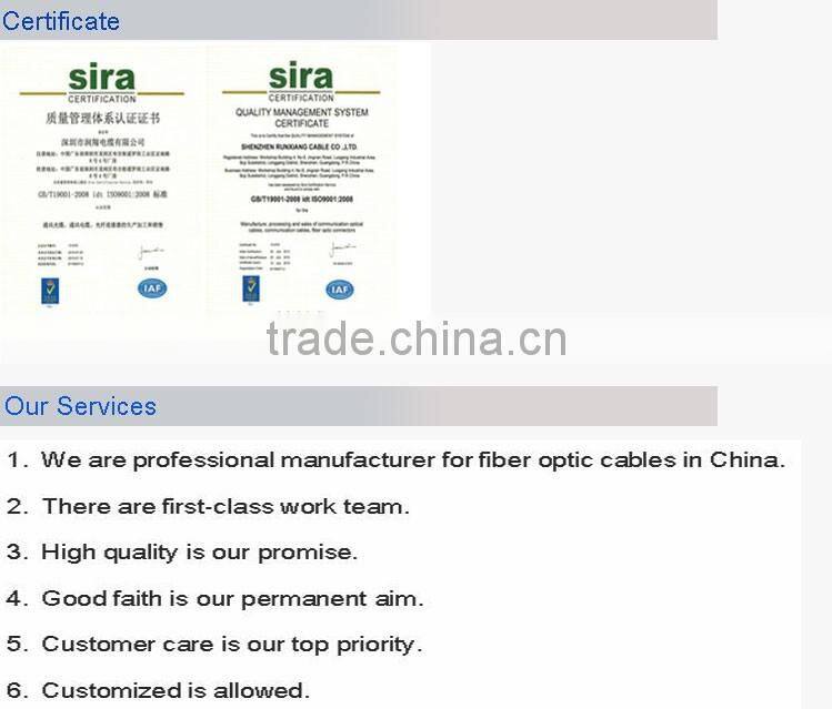 Outdoot self-support aerial loose tube ADSS fiber optic cable