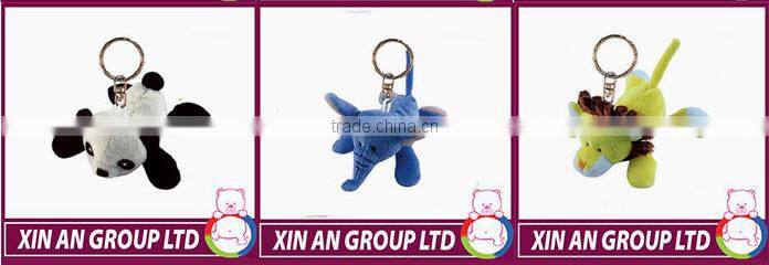 Soft stuffed amini bear custom plush keychain