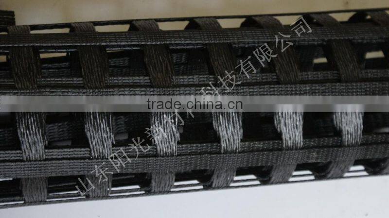 Biaxial PVC coated polyester geogrid with CE certification