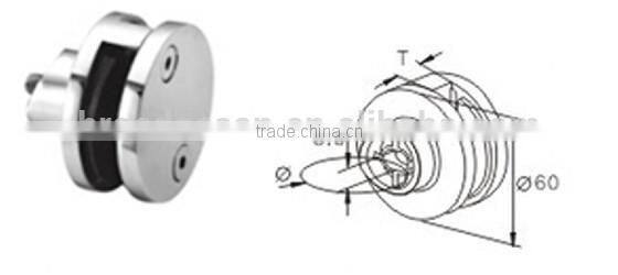 stainless steel glass bracket/handrail glass bracket GC-01