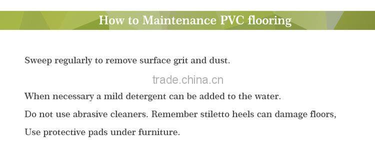 The high quality Woodtick plastic flooring by Zhengyoung Flooring 5.0mm