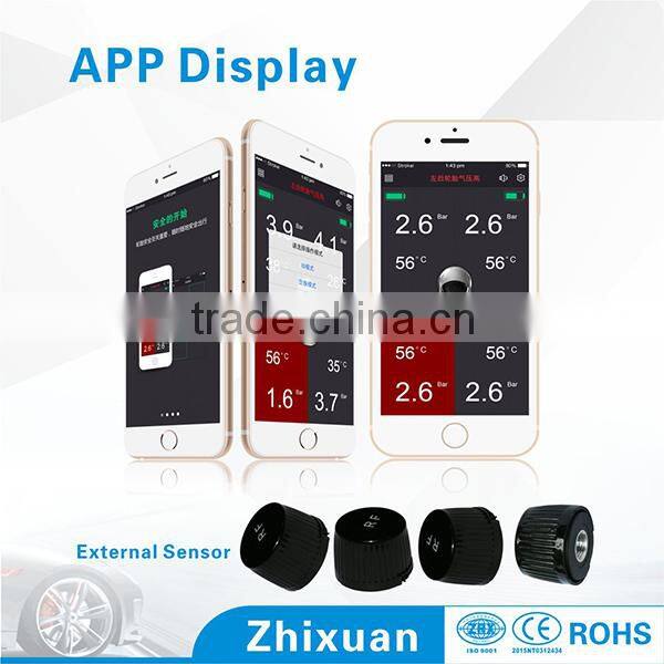 Smartphone car sensor wireless tire pressure monitoring system, tpms, bluetooth tyre pressure