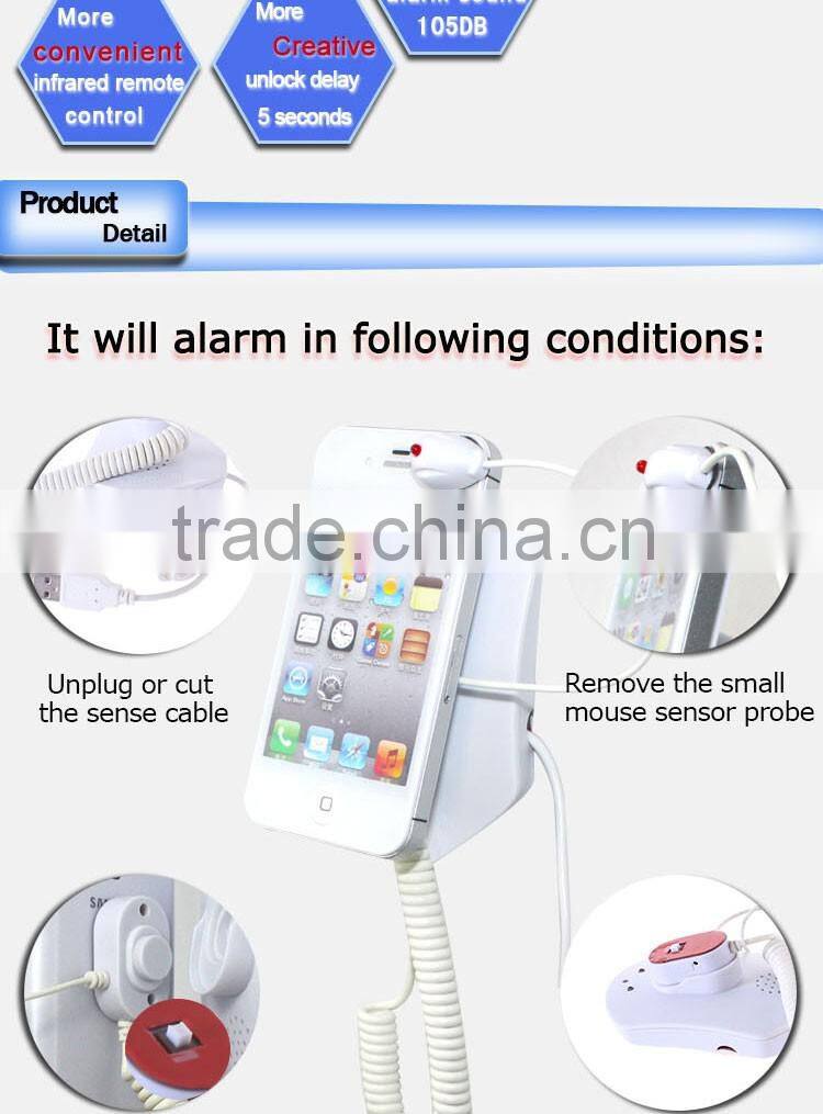 Alarm security display holder mobile phone anti-shoplifting support