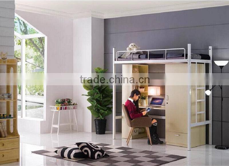 High Quality Chirldrens Sleigh high sleeper bed with desk