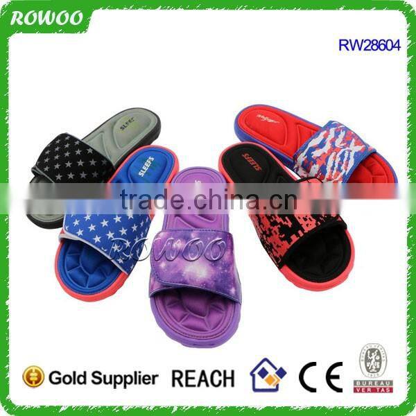 Soft Men Custom China PVC Flip Flops Home sport slipper