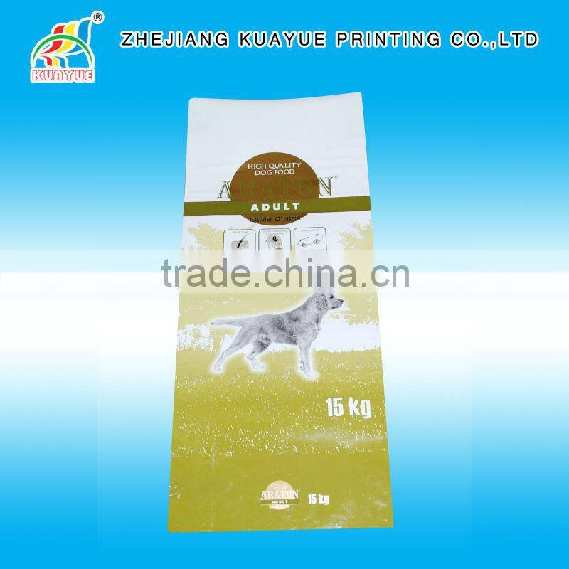Plastic pet food bag / Metallized dog food bag