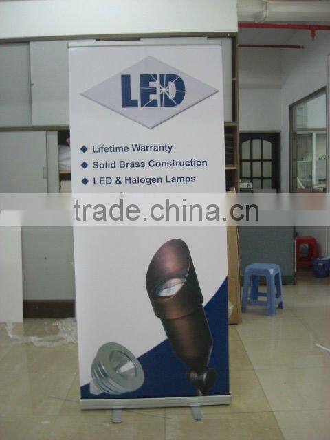 novelty banner trade show display 85*200cm roll up banner cassette