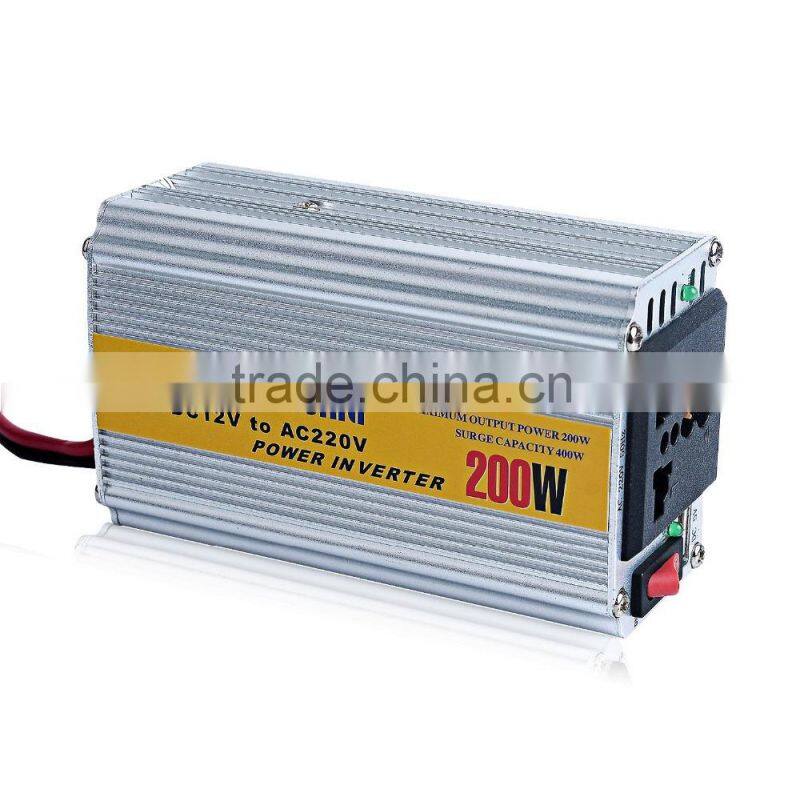 cheap price dc12v ac 220v modified sine wave 200w for laptop