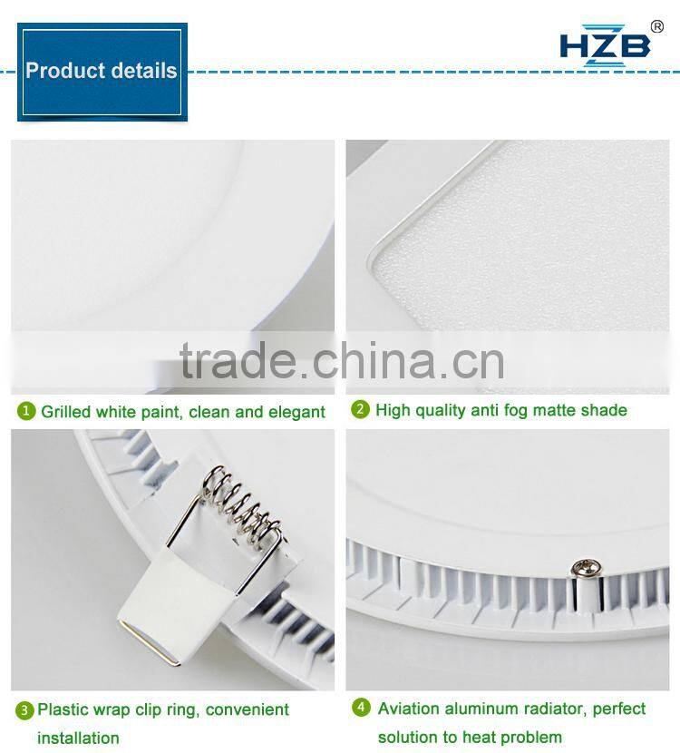 modern design round recessed 3w mini led ceiling light 2700k-6800k