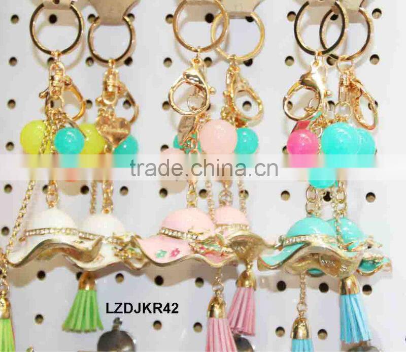 fashion hat shaped keychains LZDJKR42