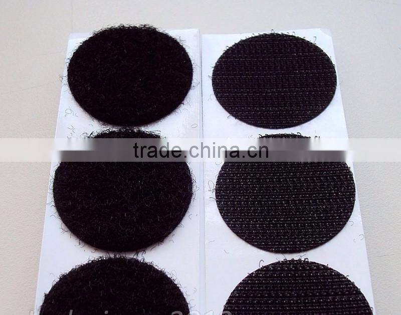 Self Adhesive HOOK AND LOOP SELF ADHESIVE Backed COINS DOTS CIRCLES 15MM *40pcs