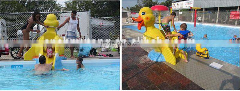 butterfly themed slide for summer kids pool play