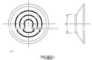 HVAC round disc circle air diffusers