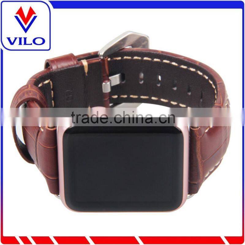 For Apple Watch Leather Loop Band,1:1 Original Magnetic Genuine Leather Loop Band for Apple Watch