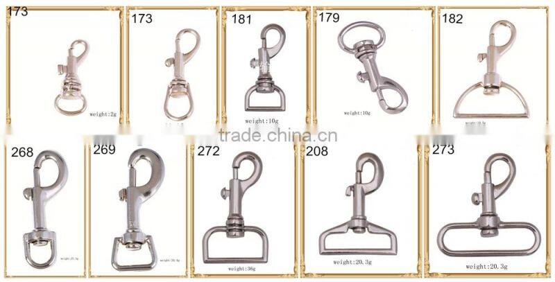 Zinc Alloy swivel hook, school bag hook, die casting factory JL-022