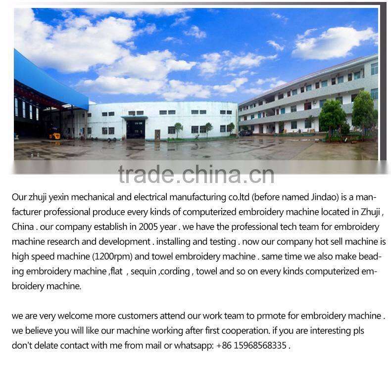 15 heads high speed embroidery machine