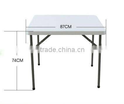 square folding dining table, square folding table, plastic dining table