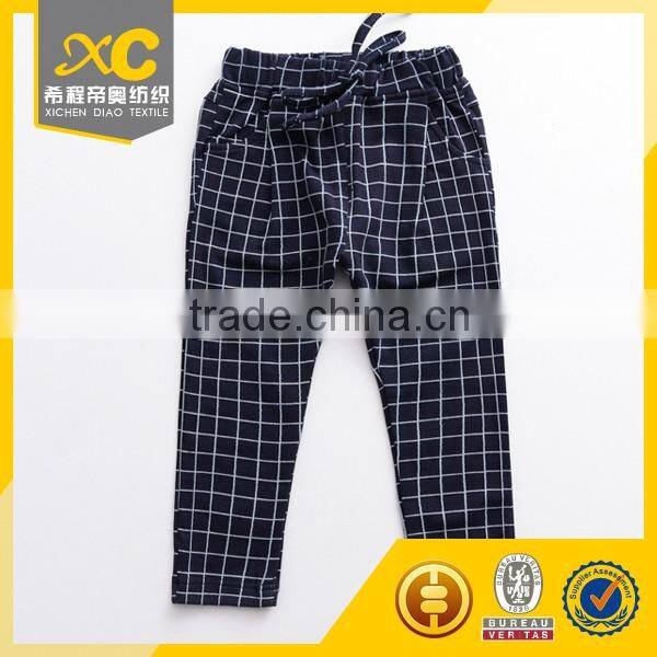 Square jacquard cotton elastane terry denim fabric