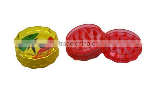 2016 plastic 2Layer polygonal herb/weed grinder GT5028OEM