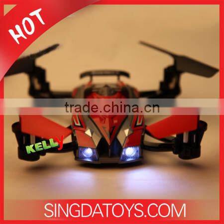 389 2.4G 4 Channel 6-axis LCD Controlled RC Flying Car Toy