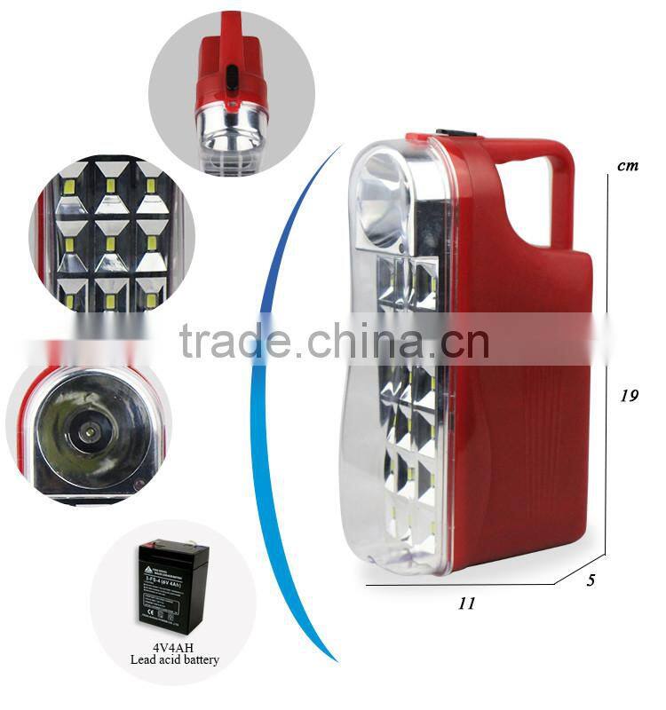 18+1 leds smd dp led rechargeable emergency light camping light camping lamp