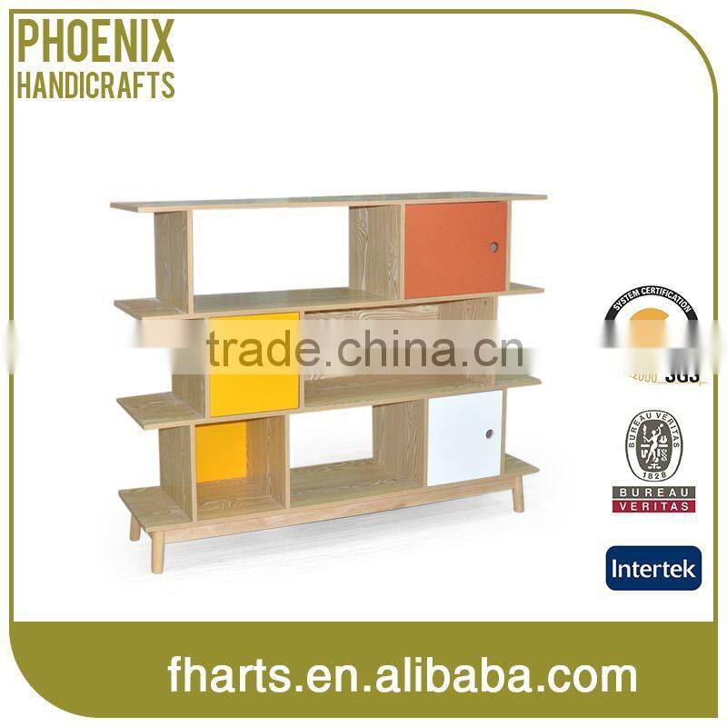 Nice Design Custom-Made White Ladder Bookcase