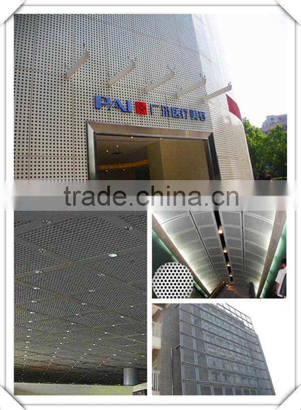 Decorative/Guarding/Filtering Especially Thick Iron Punching hole netting