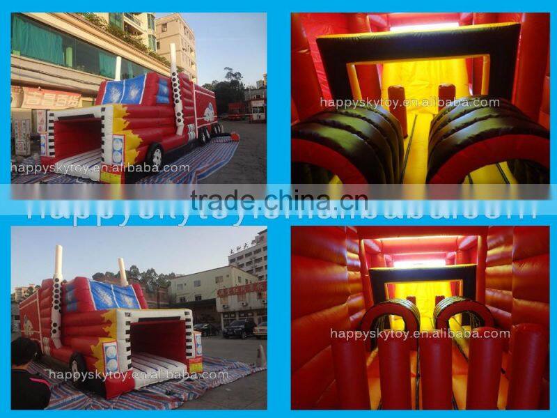 Best selling inflatable joust! 0.55mm PVC cheap inflatable obstacle course, adult inflatbale obstacle playground for sale