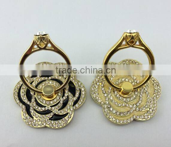crystal sticky phone ring holder,mobile phone holder for car