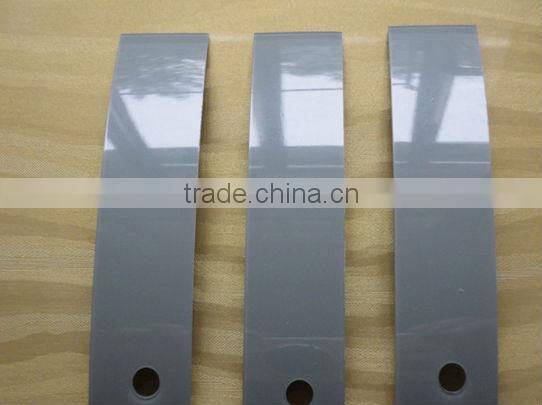 lighter weight pvc banding for case display