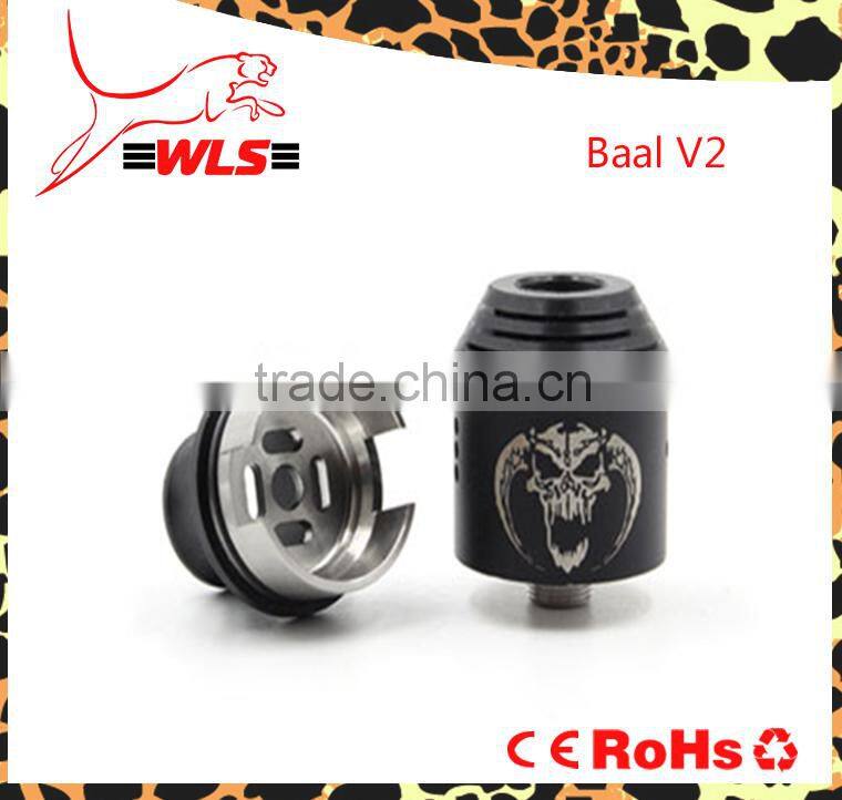 WLS wholesale price high quality succubus rda atomizer 1:1 clone baal v2 rda