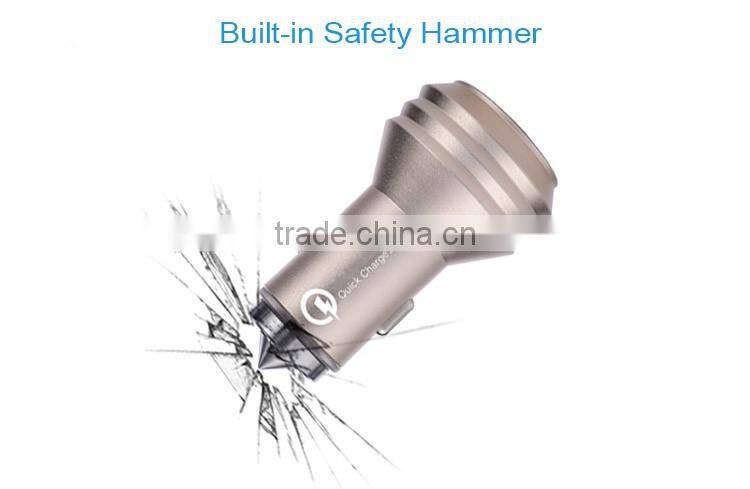 private label qc3.0 3.6v to 12v universal car charger