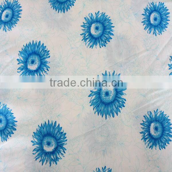 2014 Hot sell flower design 100% rayon woven fabric for dress