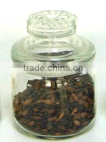 TW764 small glass candy jar