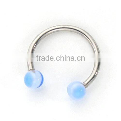 Charming Magnetic Unique Cheap Lip Rings Studs Nose Rings Eyebrow Rings CBR Body Piercing Jewelry